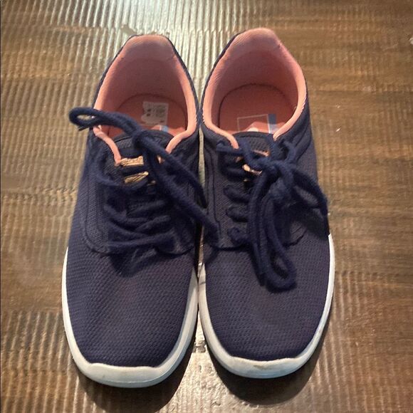 Vans Blue and Pink Sneakers Classic Low-Top Design women’s 5 - Picture 1 of 7